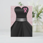 Invitation Une élégante Occasion de ruban rose - SRF (Debout devant)