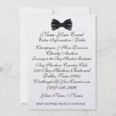 Invitation Une élégante soirée habillée en tenue de soirée of (Dos)