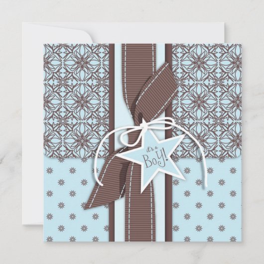 Invitation Une étoile est à angle droit né d'invitation de (Devant)