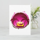 Invitation Une Femme Dans Un Hamac (Debout devant)