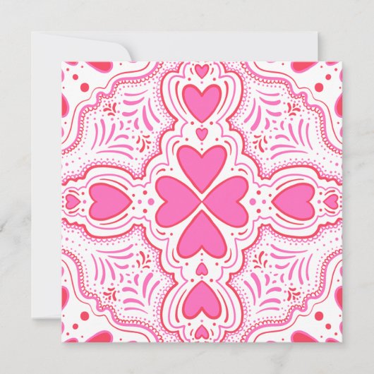 Invitation Une fête aimante (Devant)