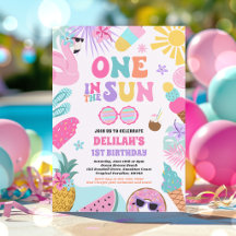Une fête d'anniversaire de 1ère année sur la plage