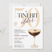 Invitation Une fête d'anniversaire de 50 ans un peu plus âgée (Devant)