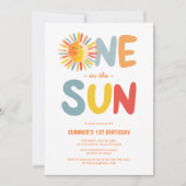 Invitation Une fête d'anniversaire pour enfants dans le solei (Devant)