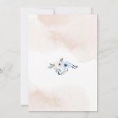 Invitation Une fête de douche de bébé pour l'arrivée d'un béb (Dos)