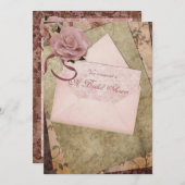 Invitation Une Fête de la mariée (Devant / Derrière)