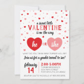 Invitation Une fête de la Saint Valentin pour la révélation d (Devant)
