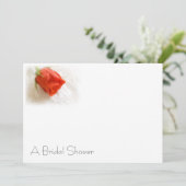 Invitation Une Fête de l'mariée (Debout devant)