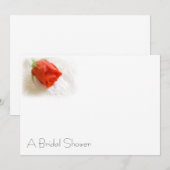 Invitation Une Fête de l'mariée (Devant / Derrière)