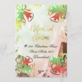 Invitation Une fête de Noël différente  (Dos)