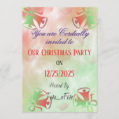 Invitation Une fête de Noël différente  (Devant)
