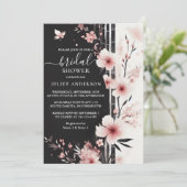 Invitation Une Fête des mariées de fleurs de cerises Sakura r (Debout devant)