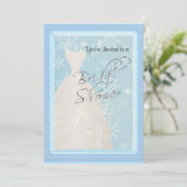 Invitation Une Fête des mariées d'hiver (Debout devant)