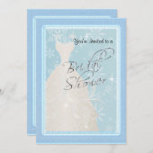 Invitation Une Fête des mariées d'hiver (Devant / Derrière)