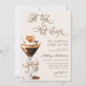 Invitation Une Fête des mariées Espresso Martini Un Peu Plus (Devant)