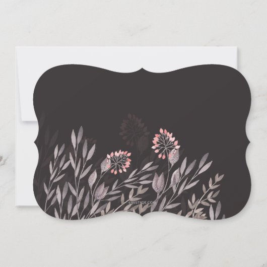 Invitation Une Fête des mariées Mariage de rêve pour une nuit (Dos)