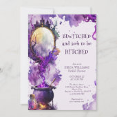 Invitation Une Fête des mariées photo Halloween cachée (Devant)