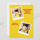 Invitation Une fête d'études pour enfants de biscuits intelli (Dos)