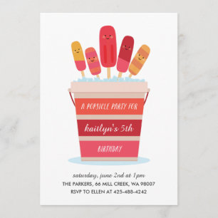 Invitation Une fête populaire Fête d'anniversaire pour enfant