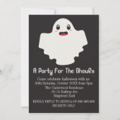 INVITATION UNE FÊTE POUR LE GHOULS HALLOWEEN (Devant)