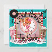 Invitation Une fête royale Rockin' Party - SRF (Devant)