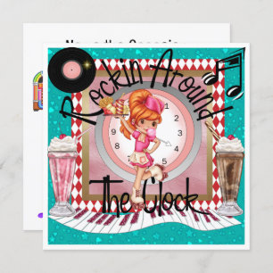 Invitation Une fête royale Rockin' Party - SRF