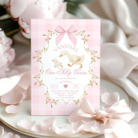 Une fille à l'oie rose stupide 1er anniversaire