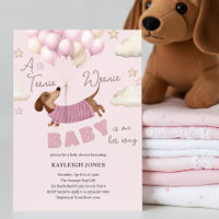 Une Fille Bébé Dachshund Mignonne Cérémonie de Rem