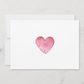 Invitation Une fille pastèque mignonne pour son 1er anniversa (Dos)
