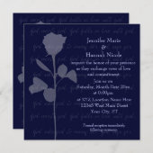 Invitation Une fille rencontre une fille (Devant / Derrière)