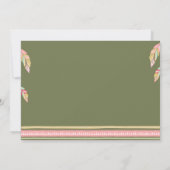 Invitation Une fille sauvage d'anniversaire d'invitation (Dos)