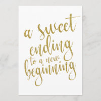 Une fin douce à un nouveau début signe abordable