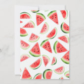 Invitation Une Fraise Douce Est En Route (Dos)