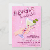 Invitation Une future mariée dans un itinéraire de week-end d (Devant)