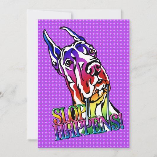 Invitation Une Grande Baisse De Danse Se Produit Lumineux (Devant)