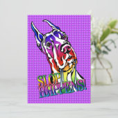 Invitation Une Grande Baisse De Danse Se Produit Lumineux (Debout devant)