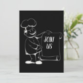 INVITATION UNE GRANDE ***INVITATION*** AVEC CE CHEF COOL (Debout devant)