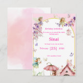 Invitation : Une invitation spéciale pour l'annive (Devant / Derrière)