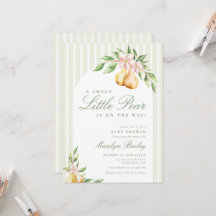Une jolie Arche de Baby shower à poires