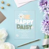 Invitation Une Joyeuse Daisy 1er Premier Anniversa (Insitu (Mariage))