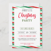 Invitation Une joyeuse fête de Noël (Devant)