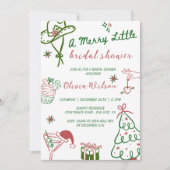 Invitation Une joyeuse petite fête de douche de mariage (Devant)