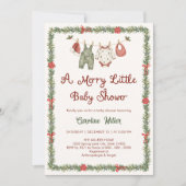 Invitation Une joyeuse petite fête pour bébé (Devant)