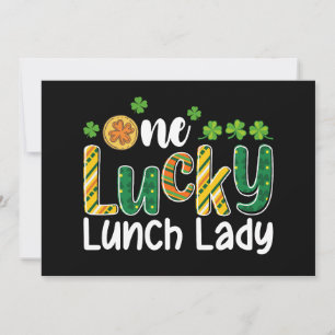 Invitation Une Lucky Lunch Lady School St Patrick's Day