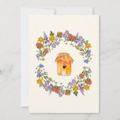 Invitation Une Maman Rustique Pour Être Un Baby shower Neutre (Dos)