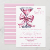 Invitation Une mariée dans un Tini Bit, Fête des mariées à Ma (Devant / Derrière)