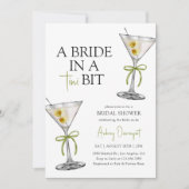 Invitation Une mariée dans une Fête des mariées de Martini Ti (Devant)
