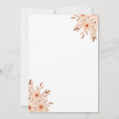 Invitation Une mariée dans une Fête des mariées Tini Bit Mart (Dos)