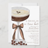 Invitation Une mariée dans une Fête des mariées Tini Bit Mart (Devant)