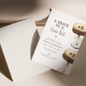 Invitation Une mariée dans une Fête des mariées Tini Bit Mart